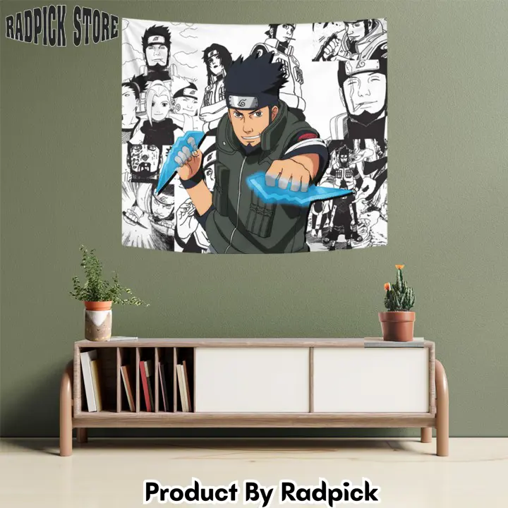 Sarutobi asuma tapestry custom anime manga room wall decor  rp5944056